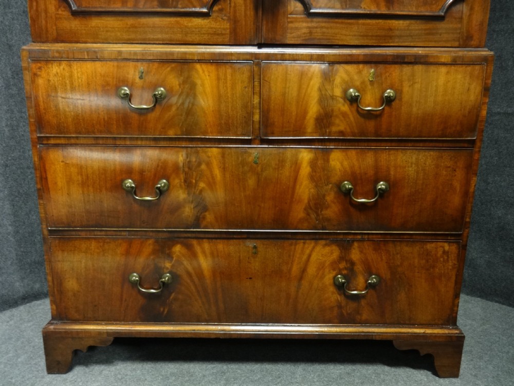 Very good Regency Mahogany Linen Press View II
