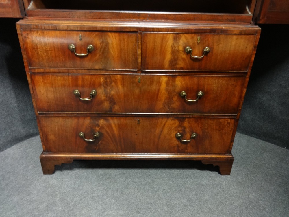 Very good Regency Mahogany Linen Press View VIII