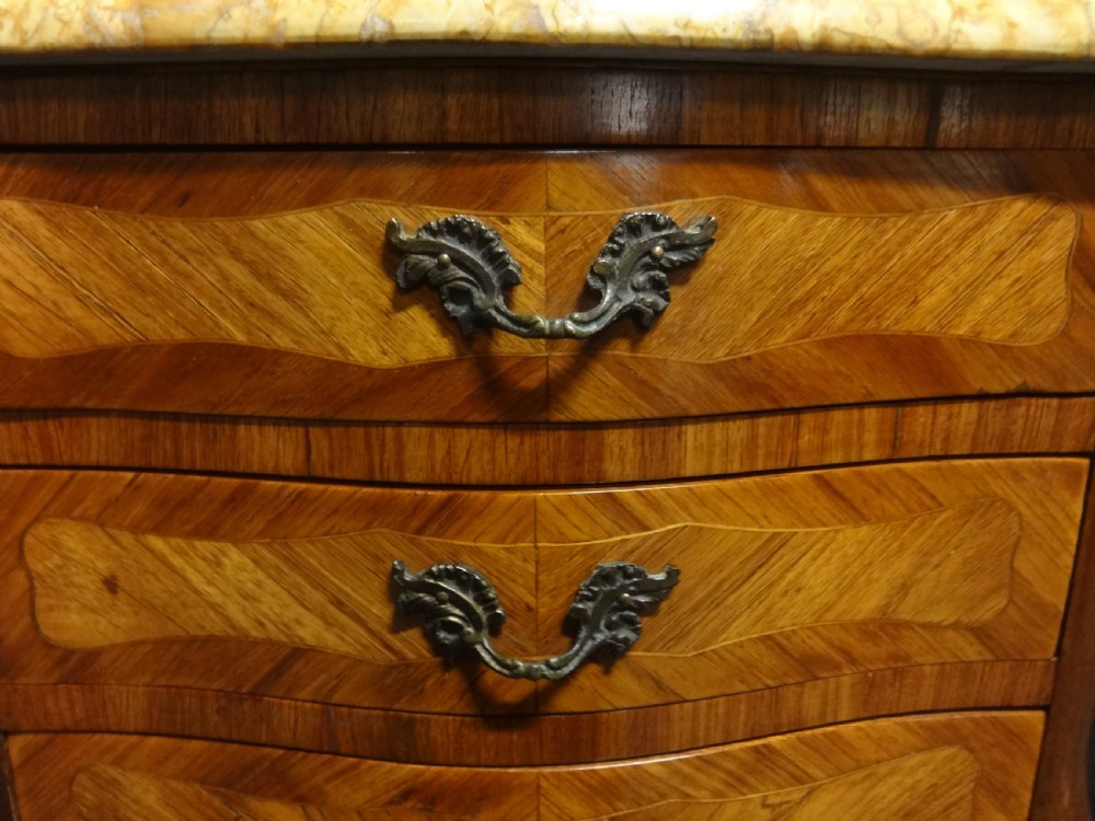 Pair French Kingwood  Bedside Chests of Drawers View VI