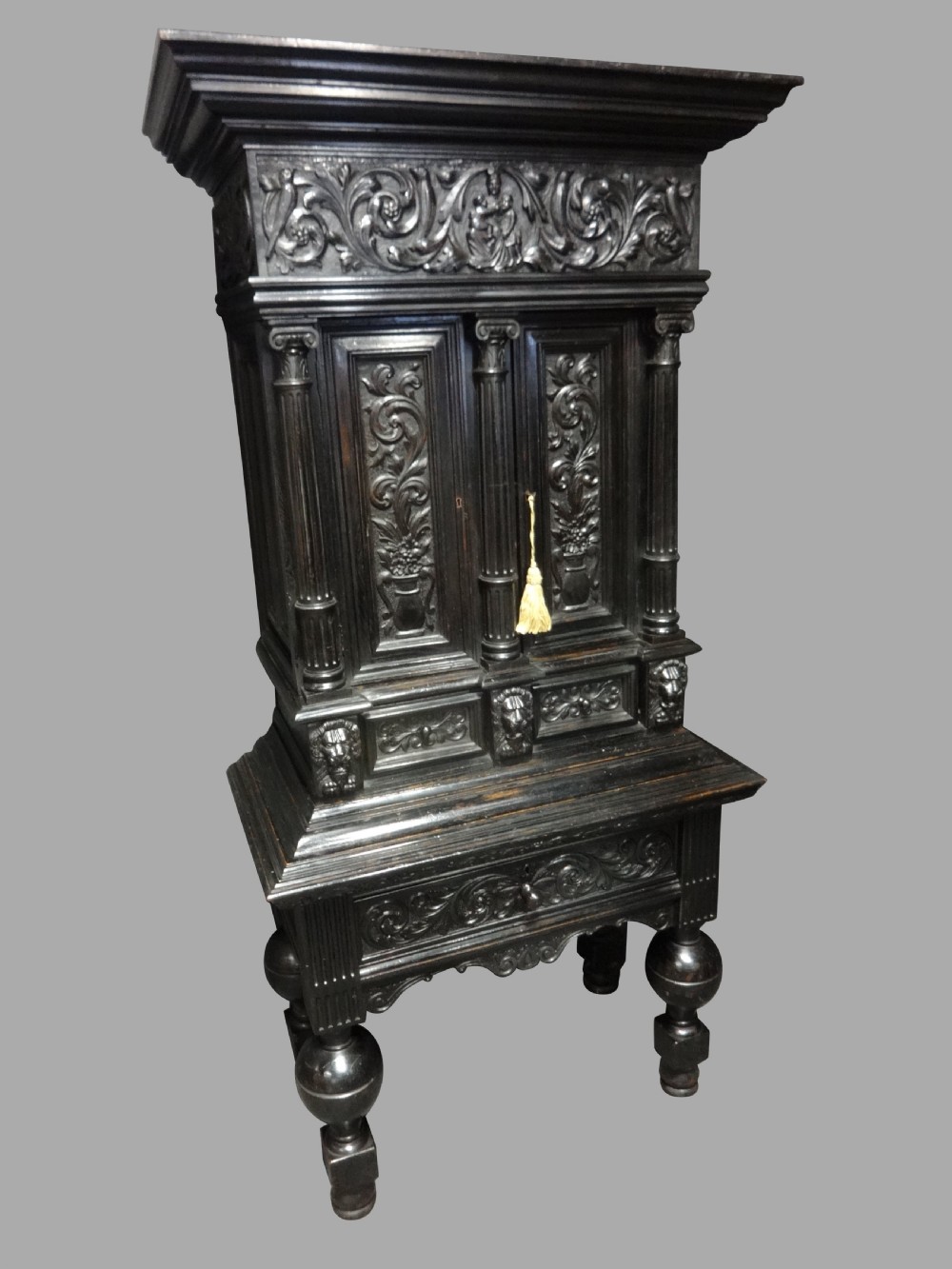 Stunning Ebonised Cabinet on Stand View II