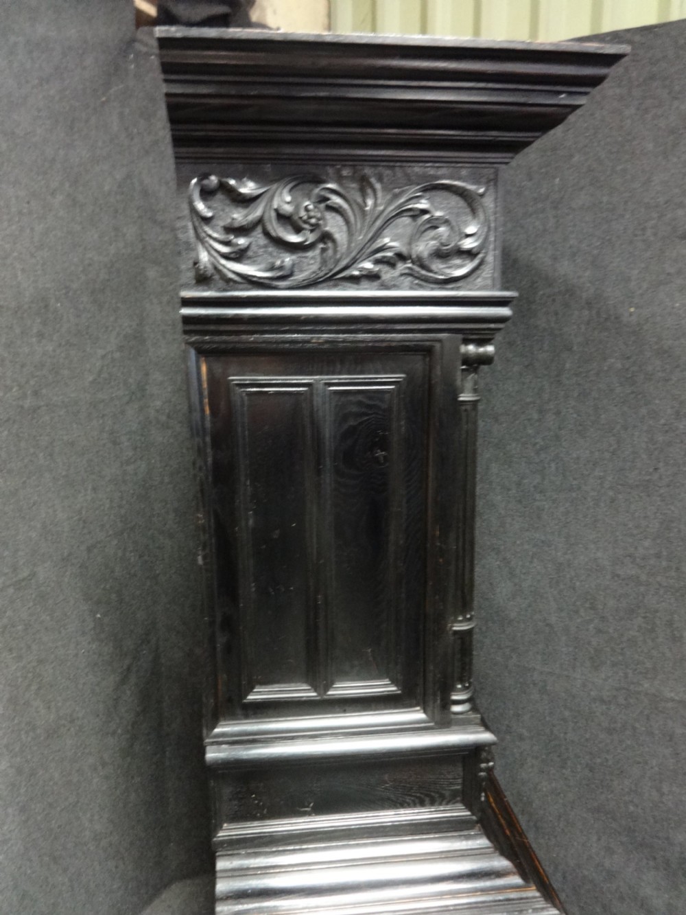 Stunning Ebonised Cabinet on Stand View V