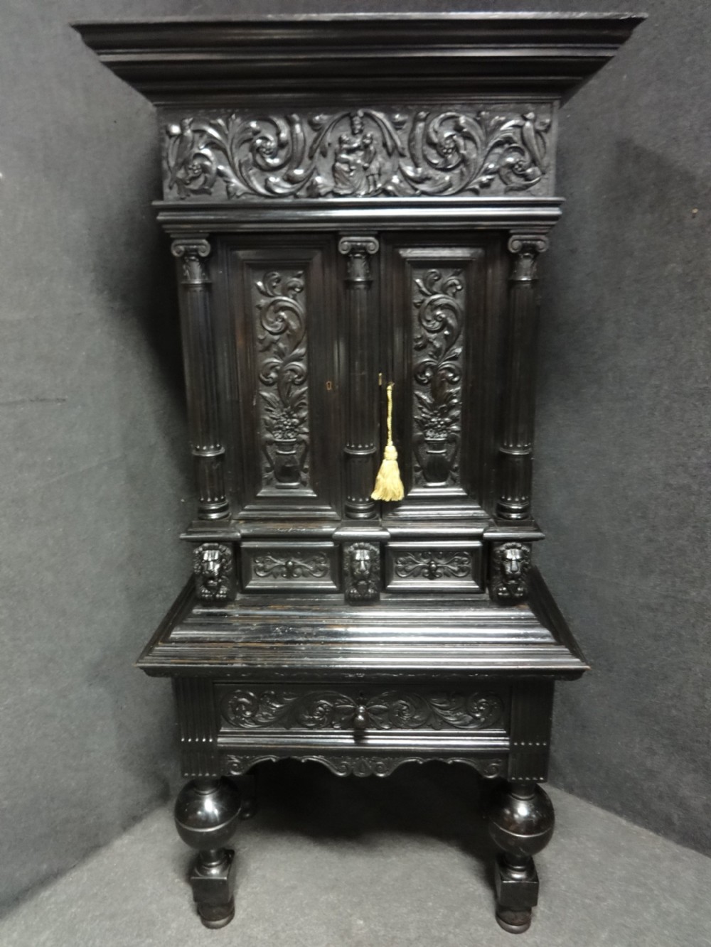 Stunning Ebonised Cabinet on Stand View VI