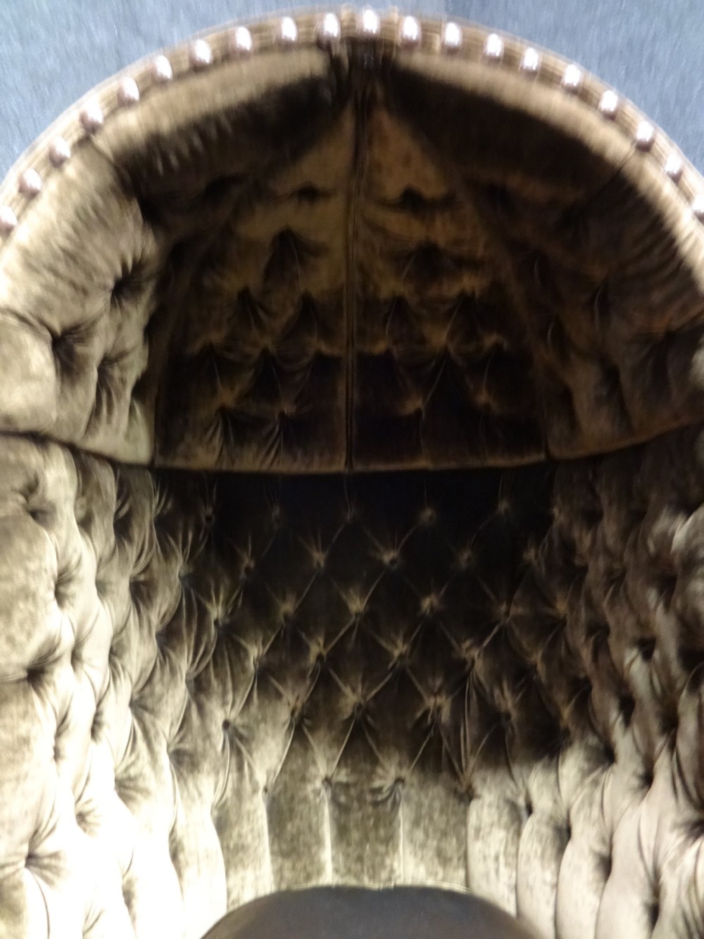 A Superb Victorian Velvet Plush Porters Chair View III