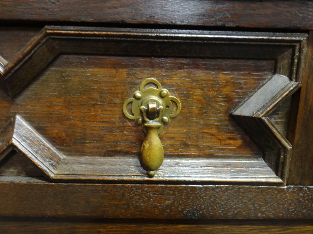 Very Good Small Oak Pot Board Dresser Base View III