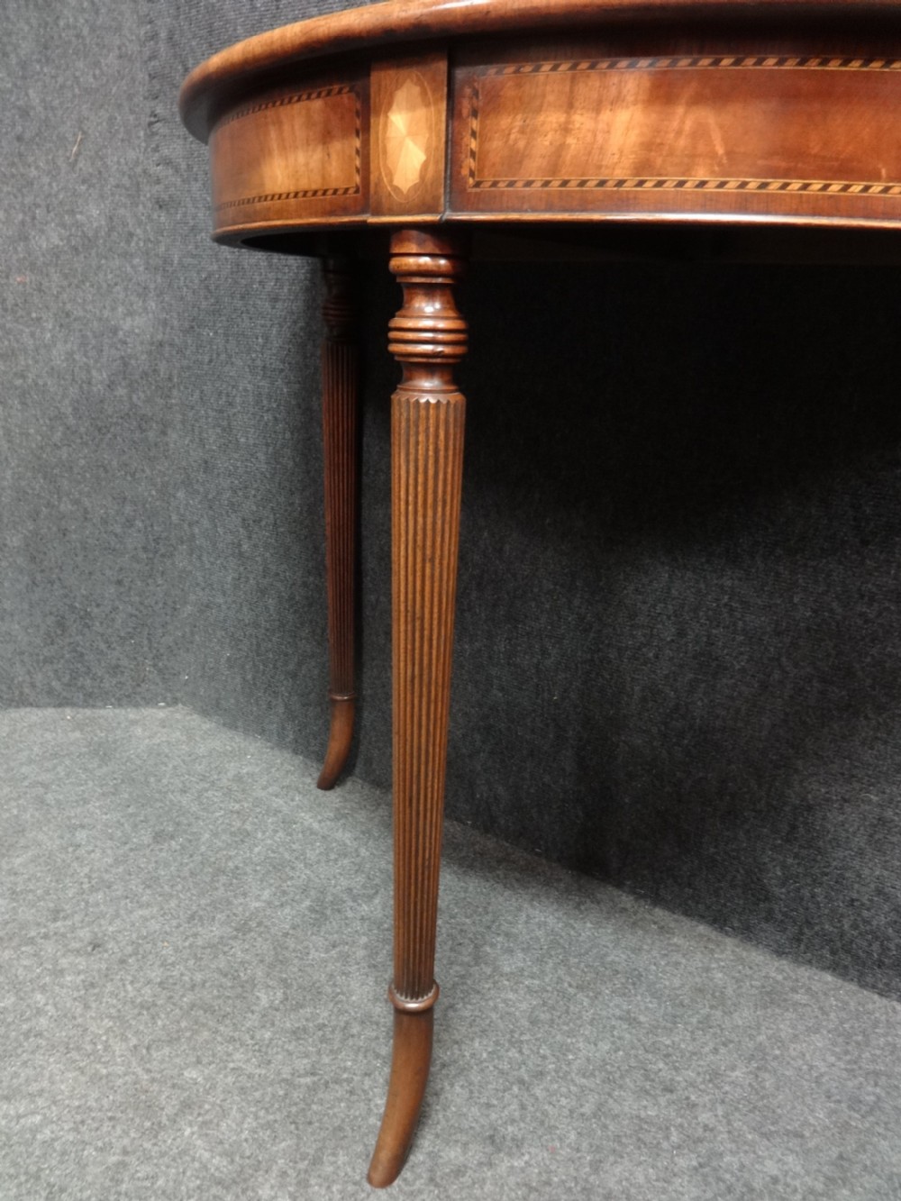 Mahogany Inlaid Console Table View III
