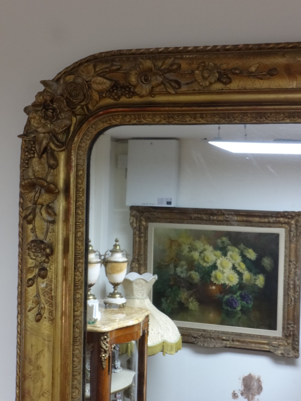 Large Outstanding Gilt Framed Mirror View III