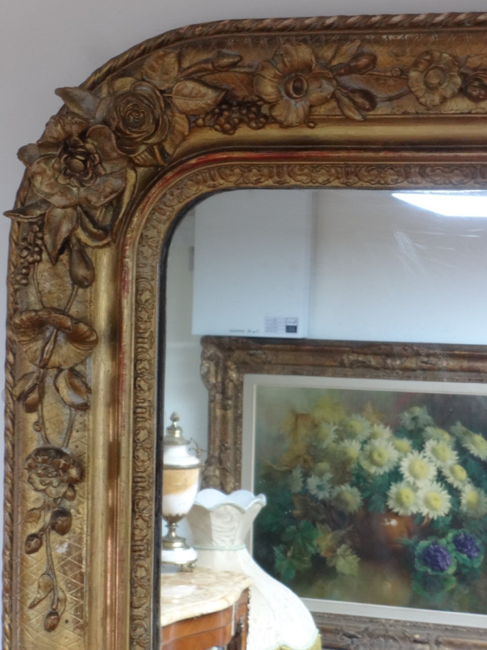 Large Outstanding Gilt Framed Mirror View IV