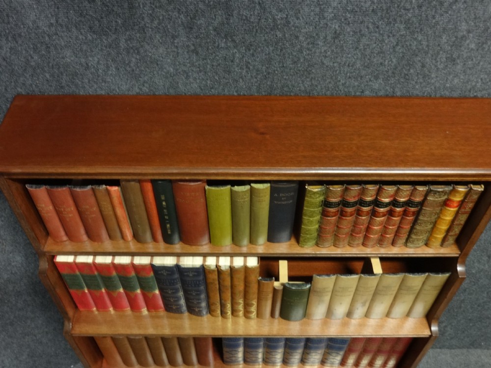 Mahogany Waterfall Bookcase View V