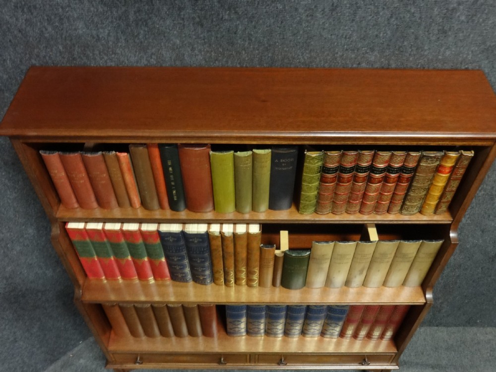 Mahogany Waterfall Bookcase View VI