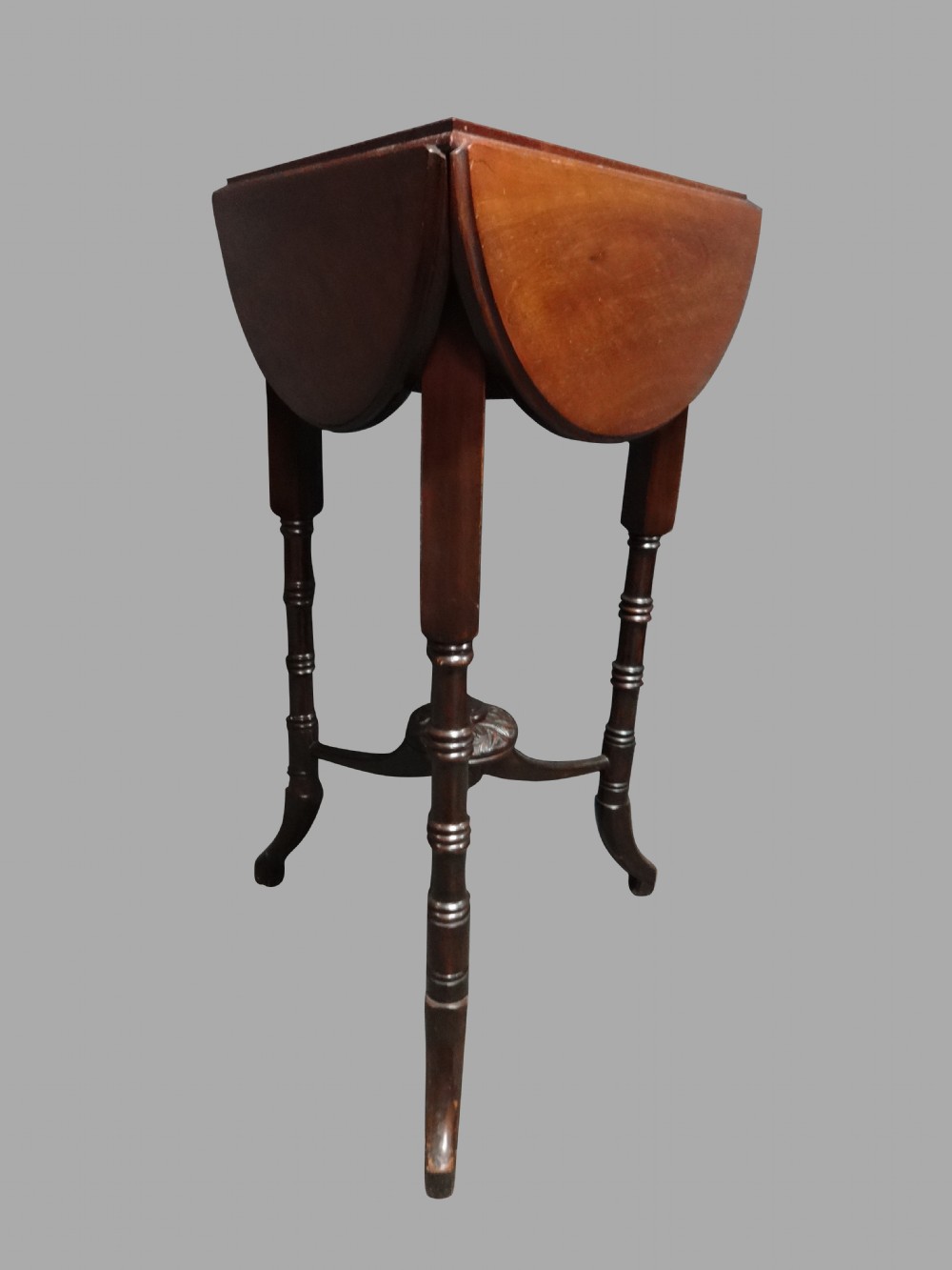 Good Mahogany Petal Shaped Occasional Table