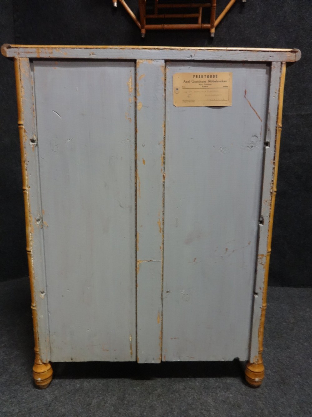 Very good Bamboo Chest of Drawers with Matching Mirror View IX