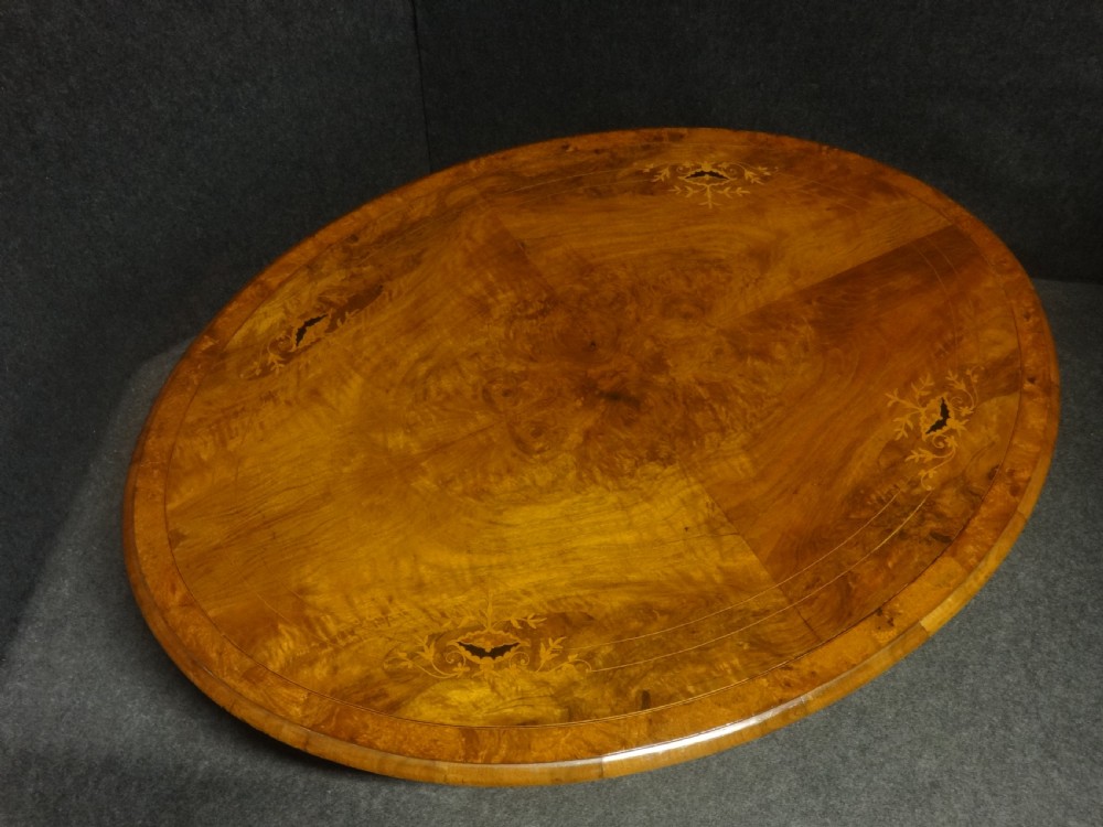 Victorian Burr Walnut Inlaid Coffee Table View VIII