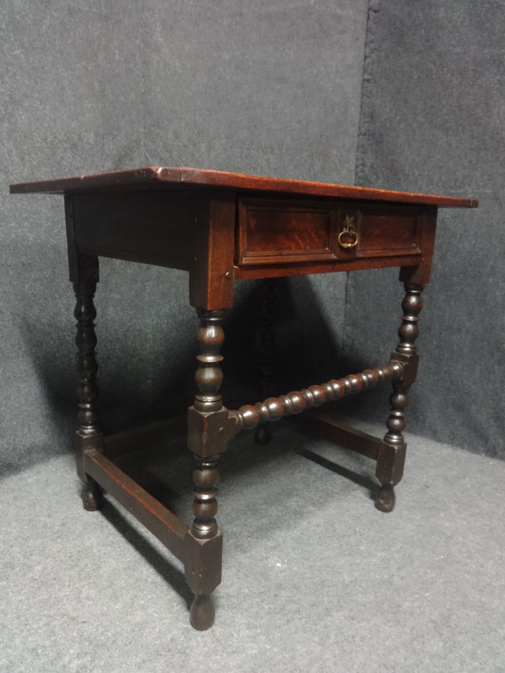 C17th Oak Period Sidetable View II