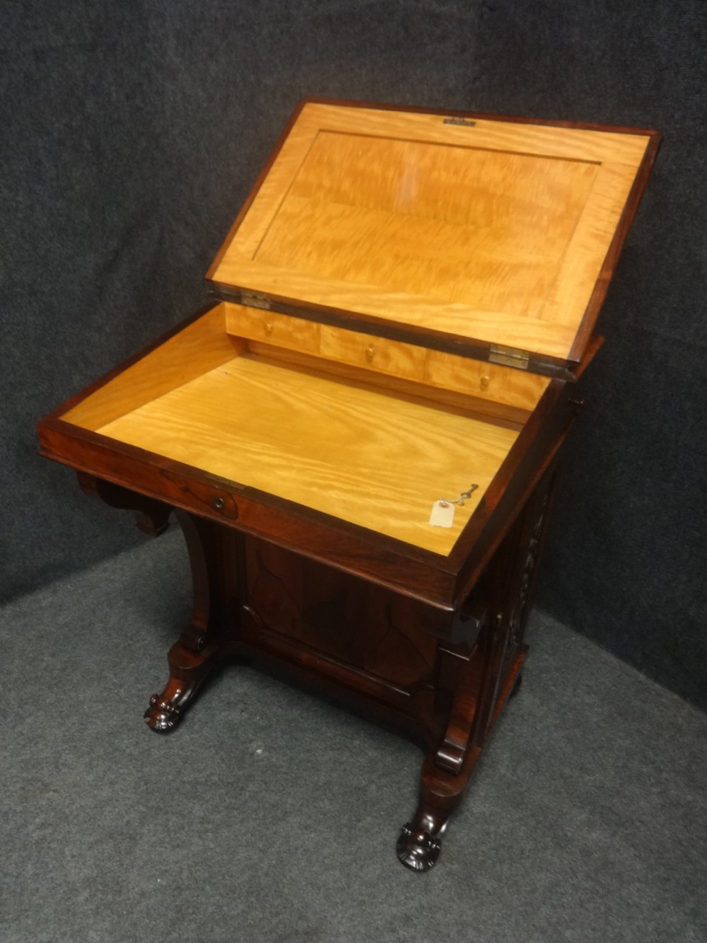 Outstanding Rosewood Davenport Desk View VII
