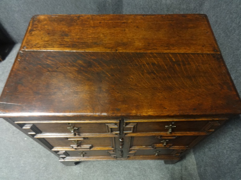 C17th Period  Oak Chest of Small Proportions View VII