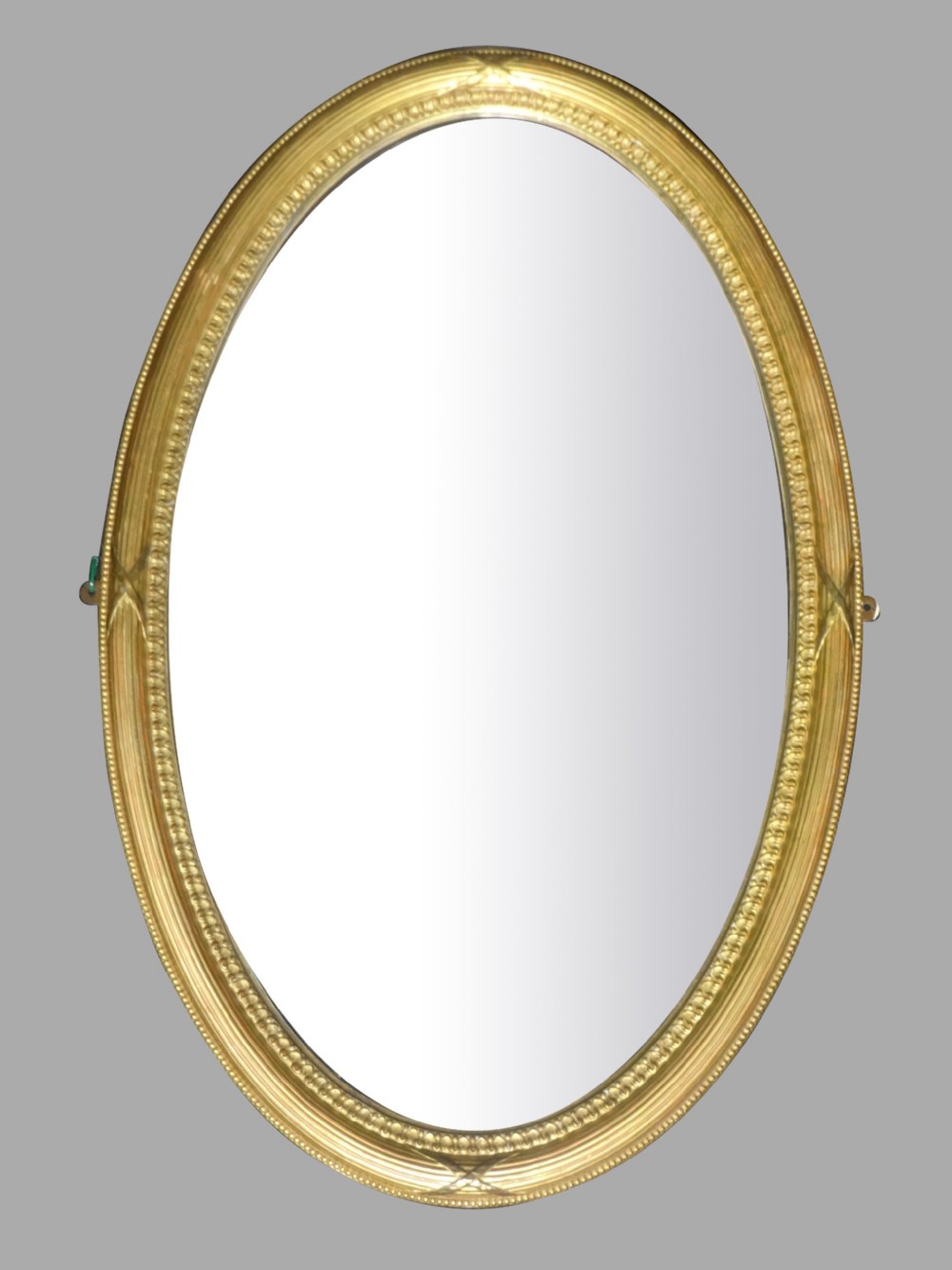 Beautiful Edwardian Gilt Oval Mirror