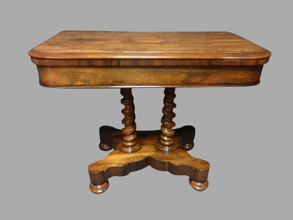 Outstanding William 4th Rosewood Games Card Table