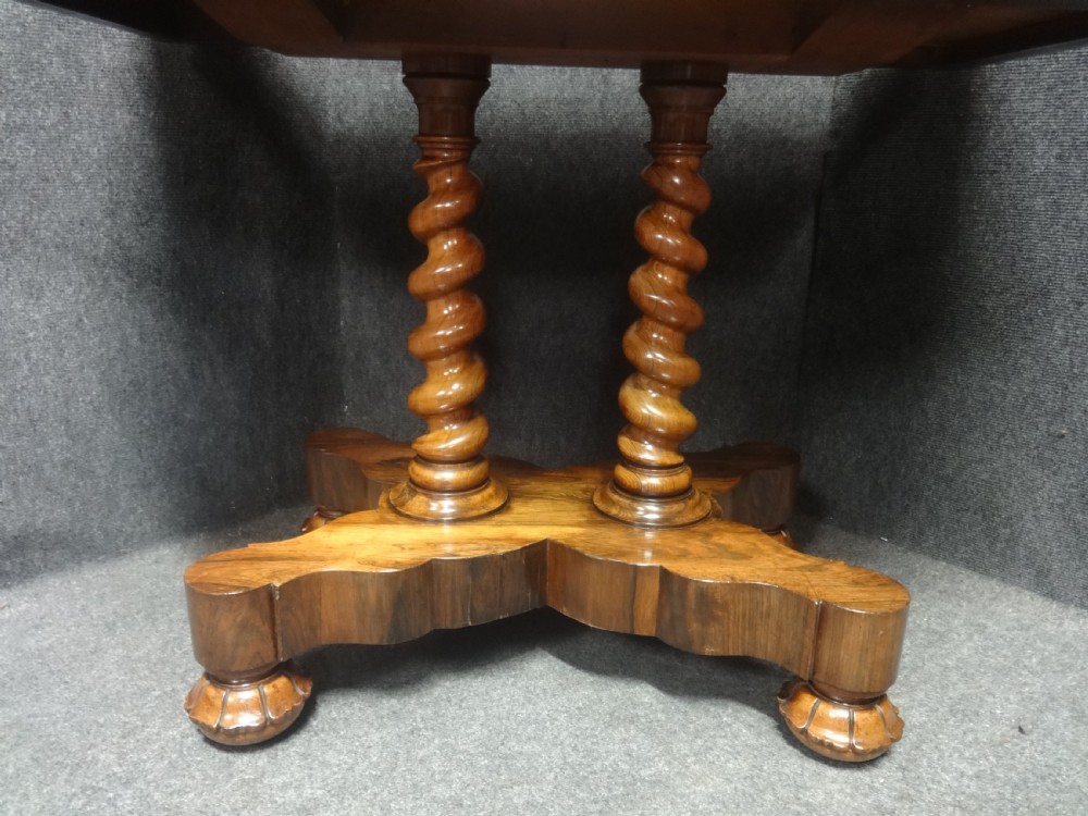 Outstanding William 4th Rosewood Games Card Table View IV