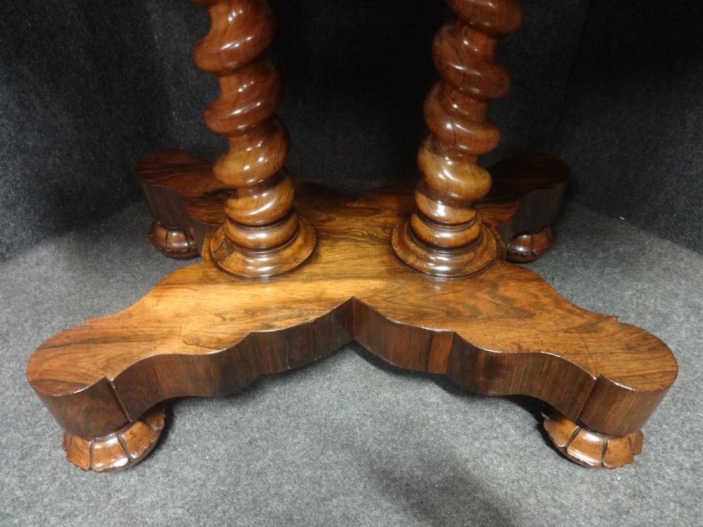 Outstanding William 4th Rosewood Games Card Table View V