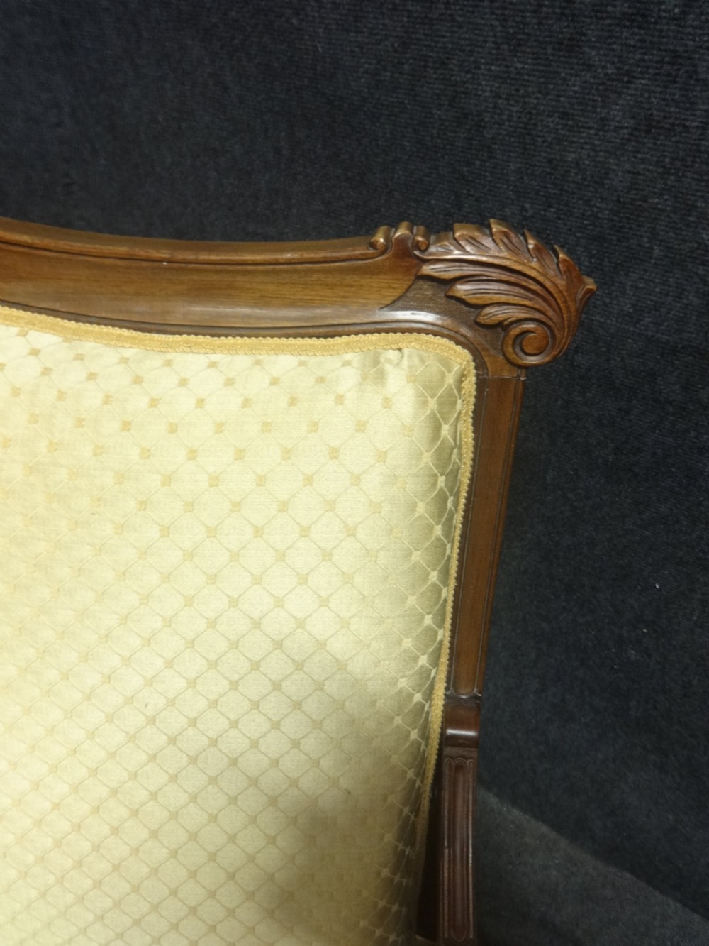 A Very Good French Walnut Settee View IV