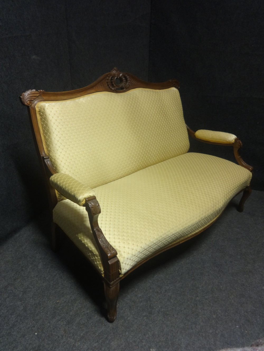 A Very Good French Walnut Settee View VIII
