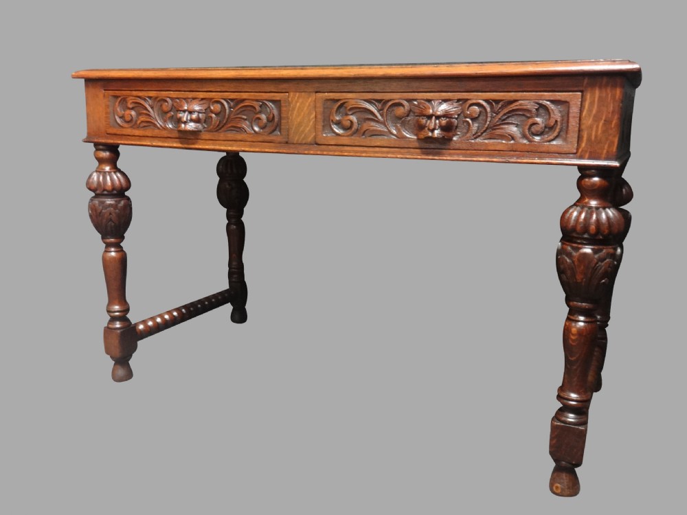Very Good Oak Writing  Desk View II