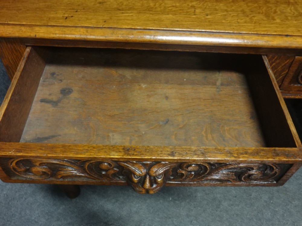 Very Good Oak Writing  Desk View VII