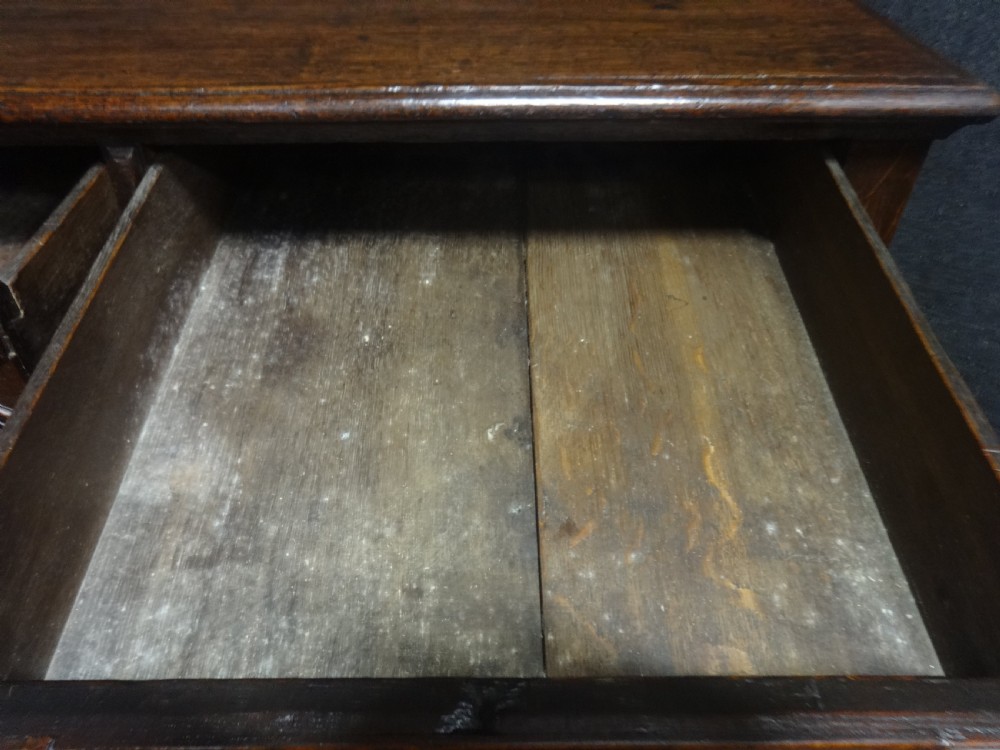Excellent Quality C17th Oak Two Piece Chest of Drawers View VIII