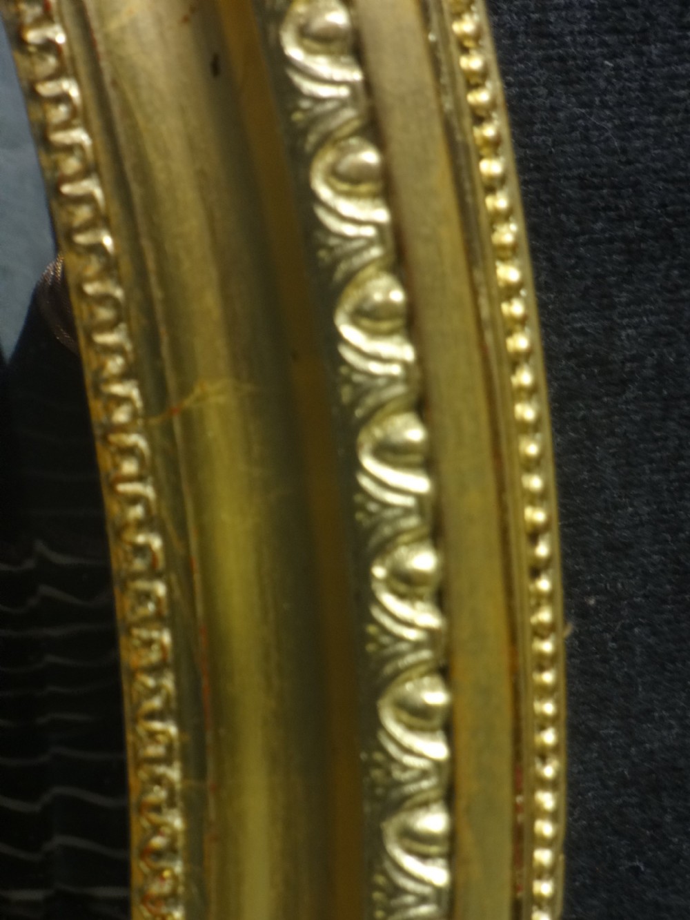 Lovely Edwardian Oval Gilt Mirror View III