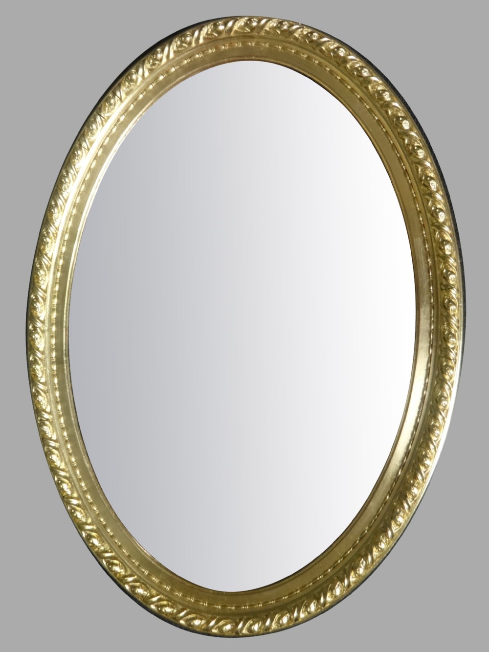 Excellent Edwardian Oval Gilt Mirror