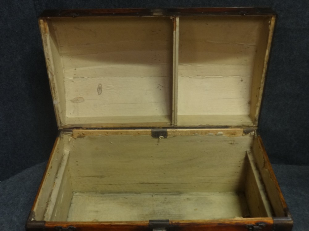 Leather Covered Domed Top Trunk View VII