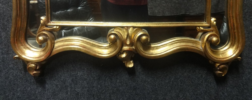 Pair Large Gilt Mirrors View VII