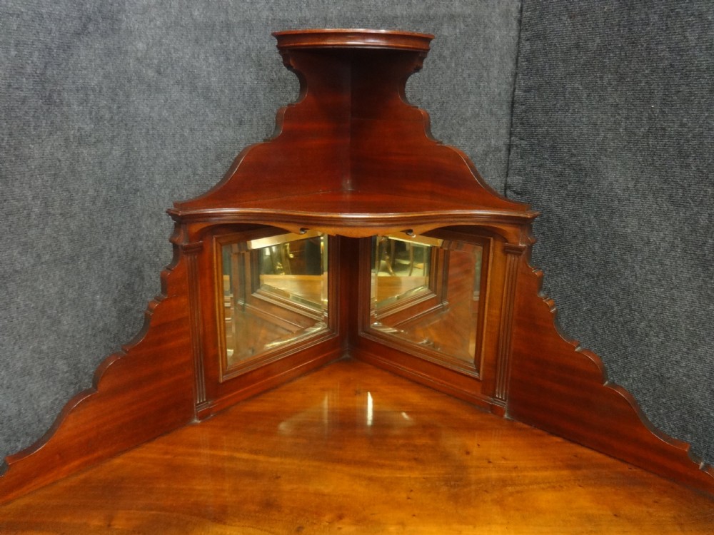 Top Quality Mahogany Corner Display Cabinet View IV