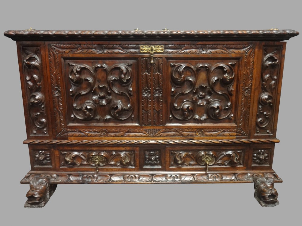 Very Good Walnut Cassone