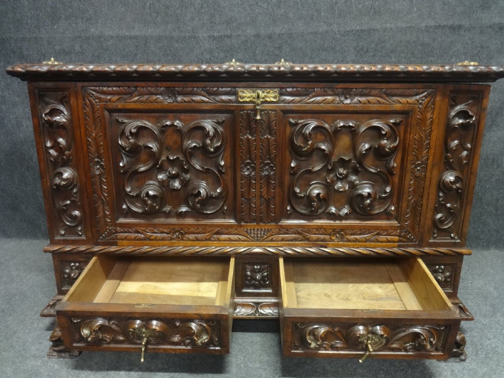 Very Good Walnut Cassone View III