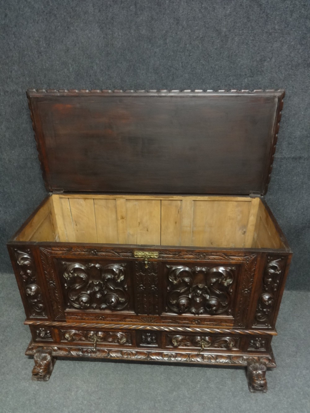 Very Good Walnut Cassone View IV