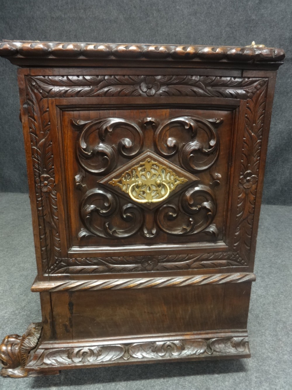 Very Good Walnut Cassone View VIII