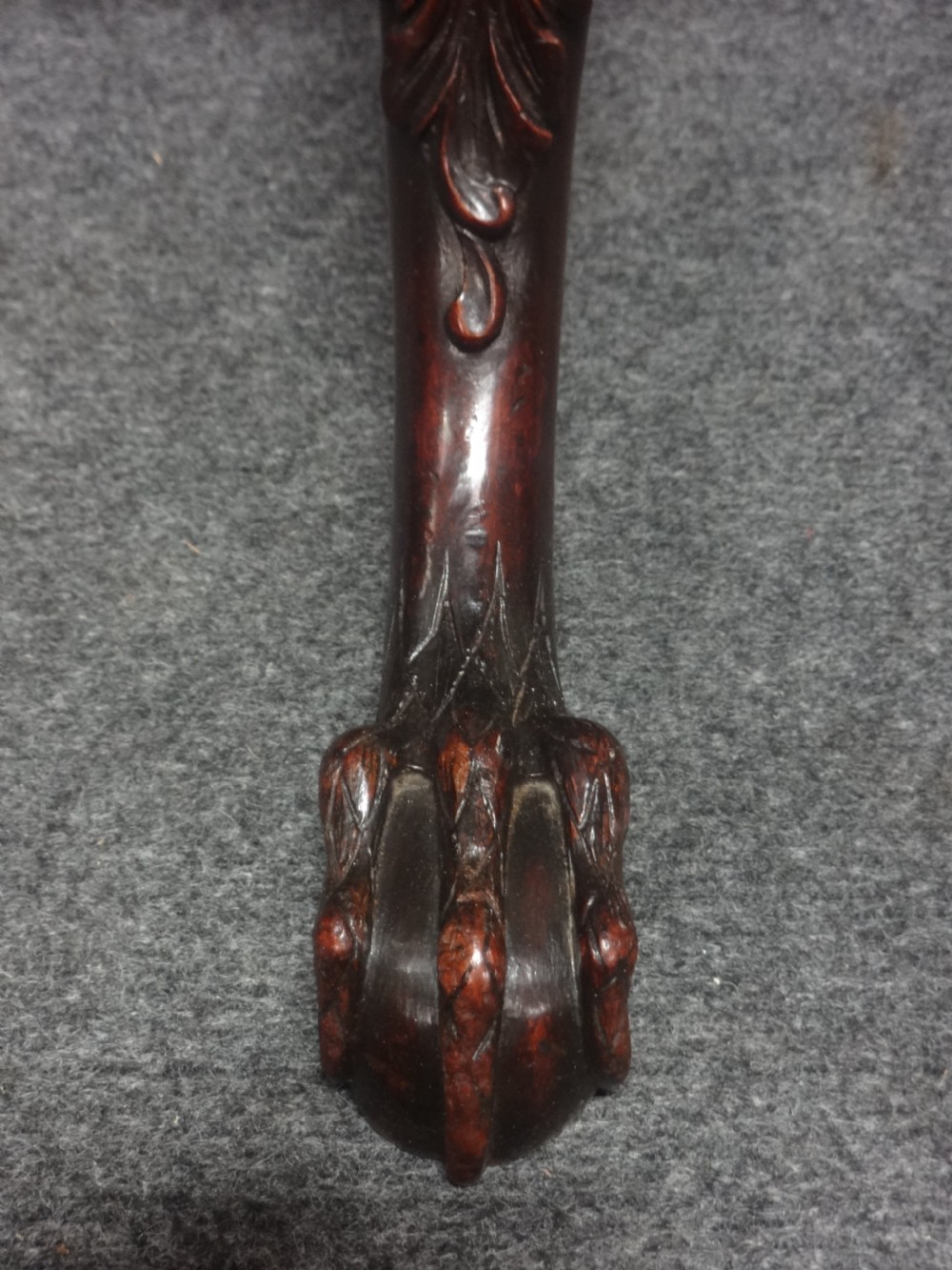 Very Good Mahogany Pedestal Occasional Table View VII