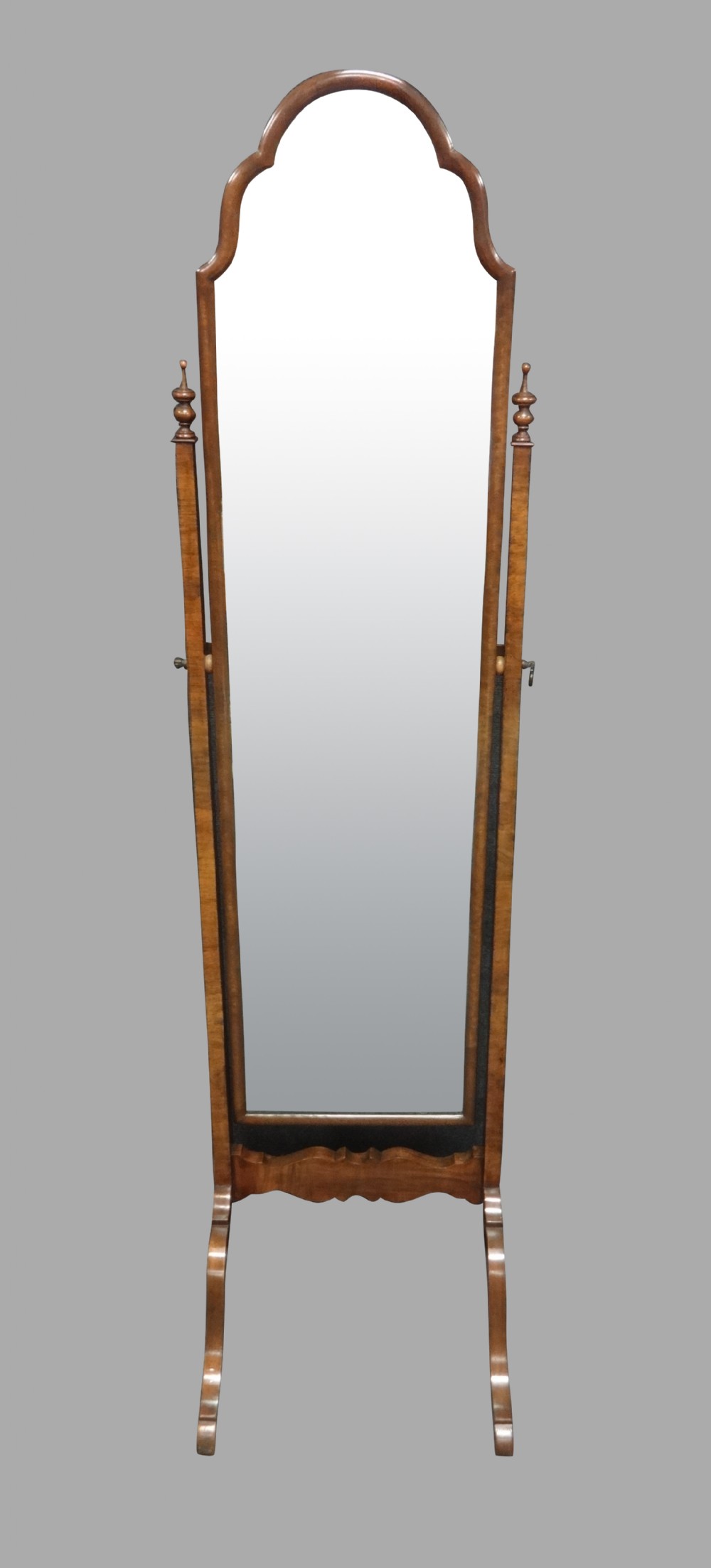 Good  Walnut Cheval Mirror