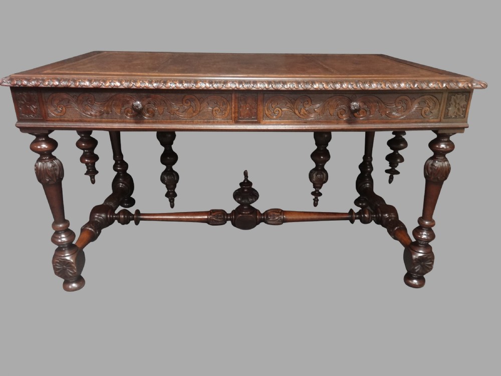 Outstanding French Walnut Desk