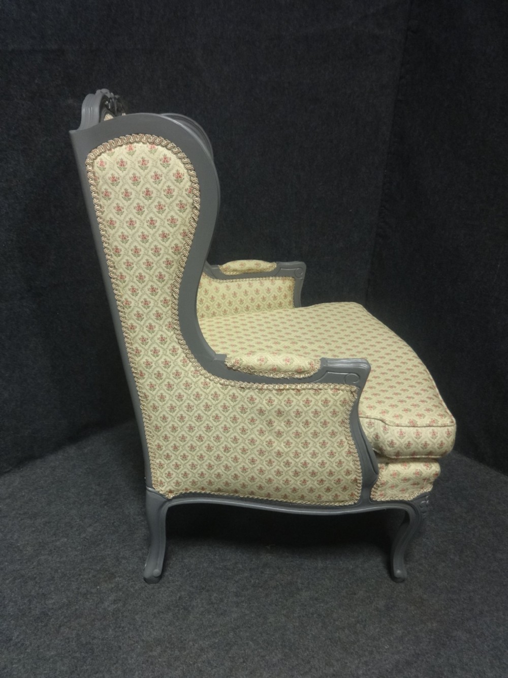 A good Pair French Painted Wing Armchairs View VI