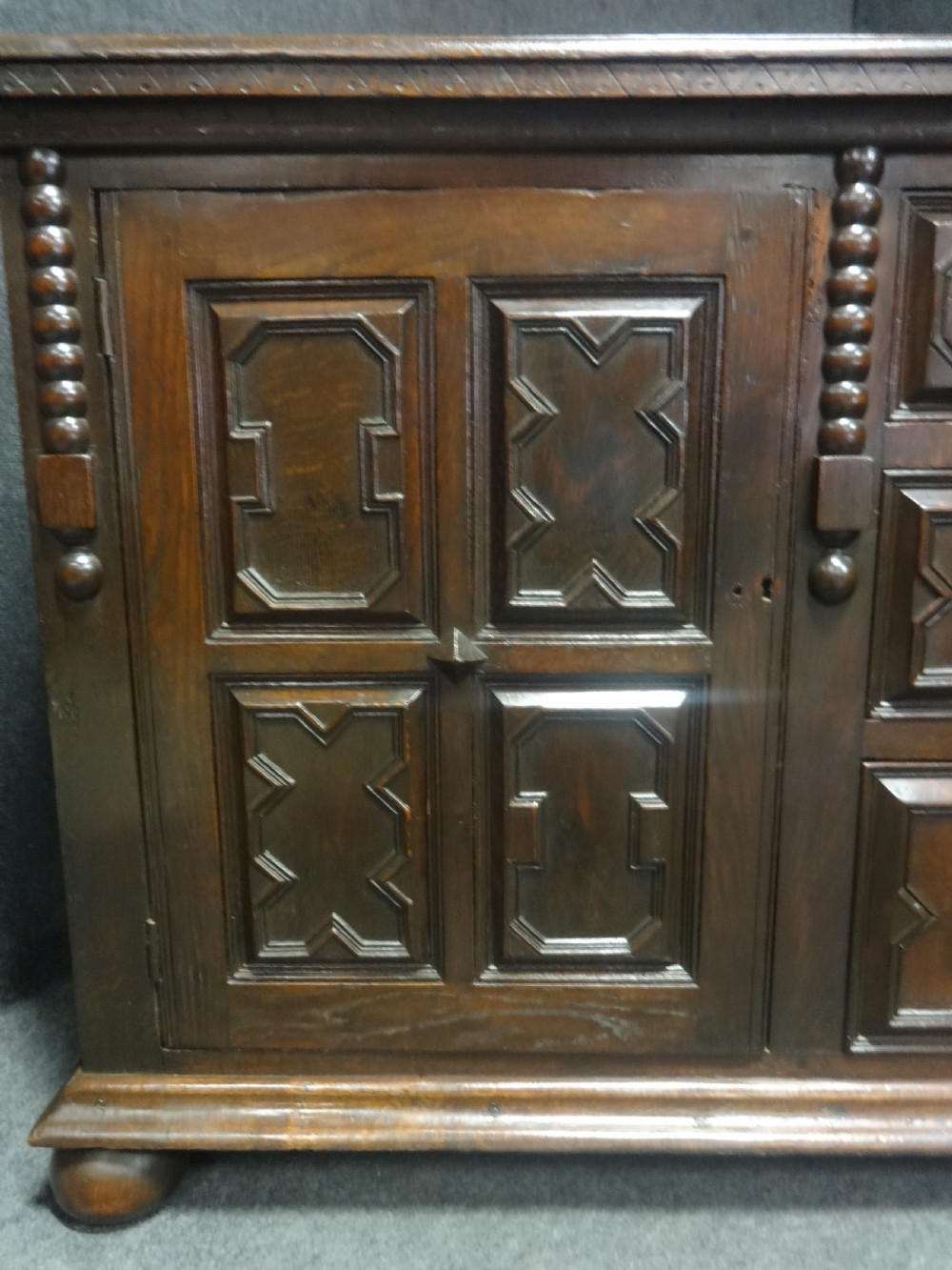 Lovely Victorian  Oak Dresser Base Sideboard View III