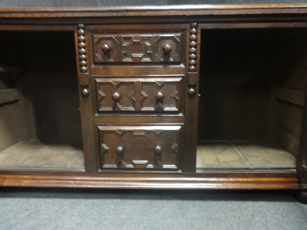 Lovely Victorian  Oak Dresser Base Sideboard View V