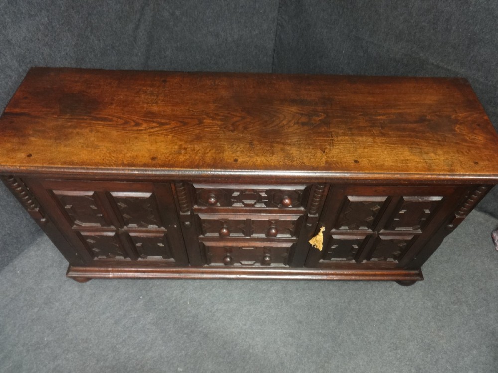 Lovely Victorian  Oak Dresser Base Sideboard View XIII
