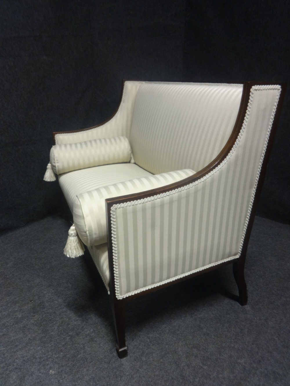 Superb Inlaid Mahogany Three Piece Suite View IV