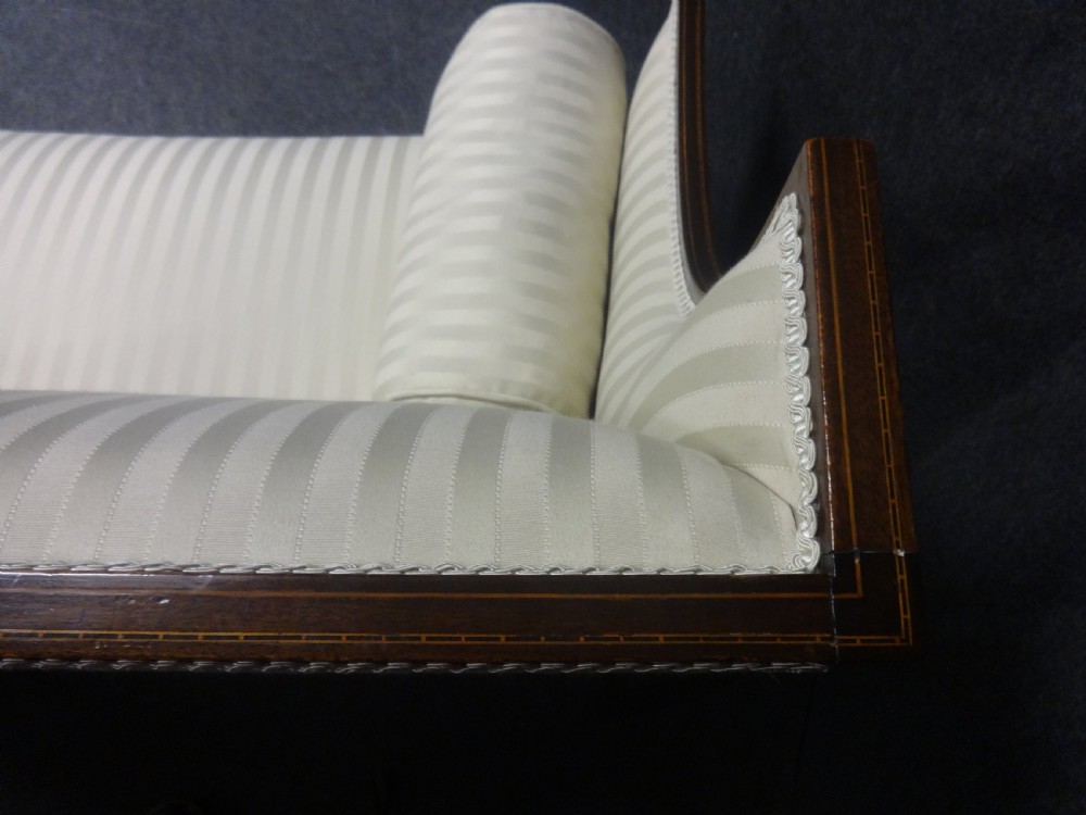 Superb Inlaid Mahogany Three Piece Suite View V