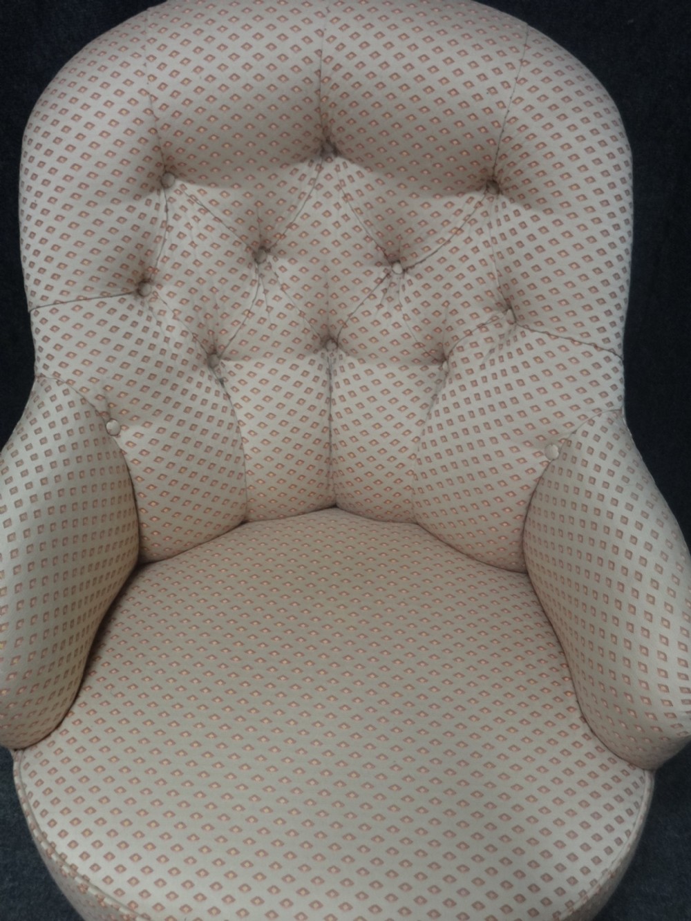Very good Quality Mahogany Upholstered Easy Chair View II
