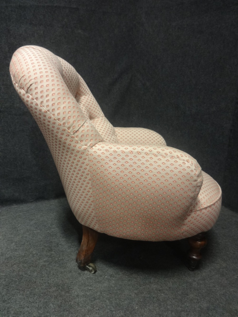 Very good Quality Mahogany Upholstered Easy Chair View IV
