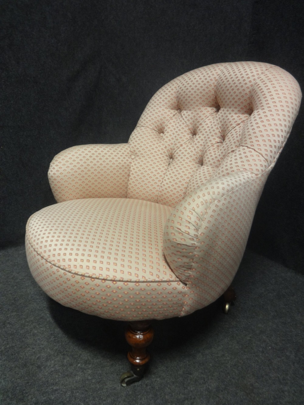 Very good Quality Mahogany Upholstered Easy Chair View VI