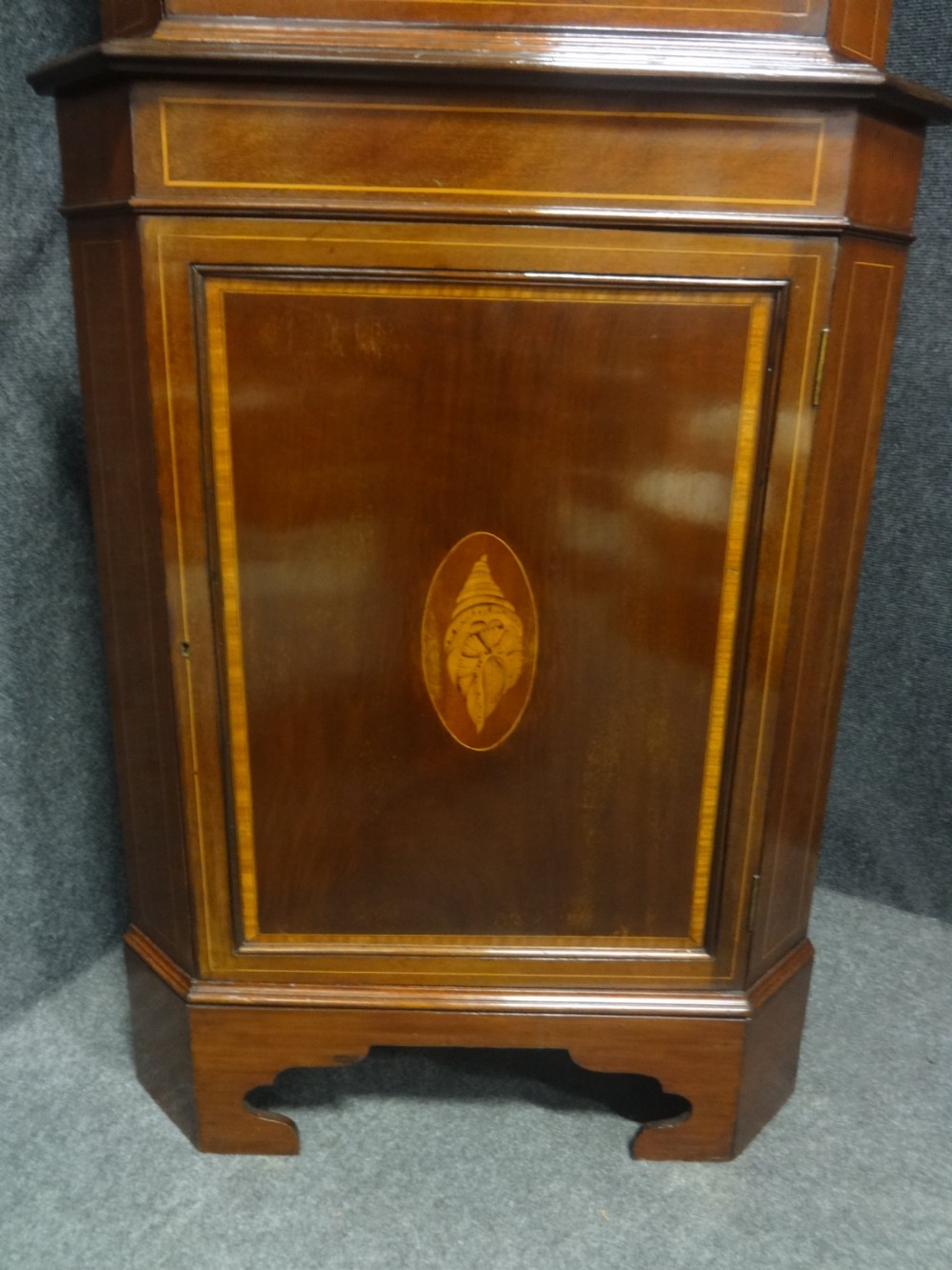 A Very Good Quality Inlaid Mahogany Corner Cabinet View IV